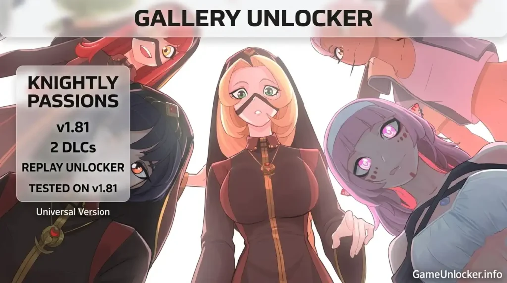 Knightly Passions v1.81 + DLCs Gallery Unlocker